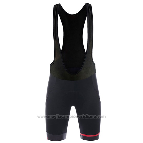 2017 Abbigliamento Ciclismo Angliru Vuelta Espana Rosso Manica Corta e Salopette